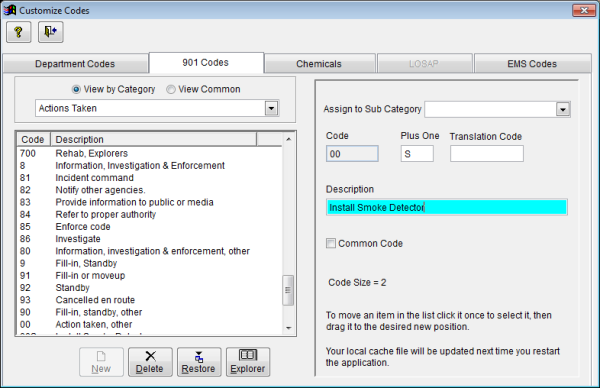 Figure 1 FireRMS Customizing 901 Codes resized 600
