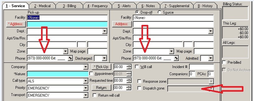 GIS Dispatch Zones