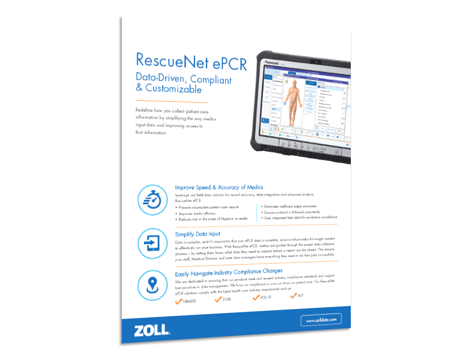 RescueNet ePCR Product Sheet