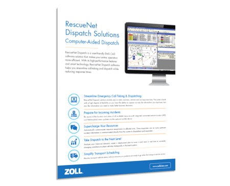 RescueNet Dispatch Product Spec Sheet
