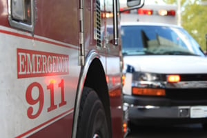 emergency 911 ambulance trucks