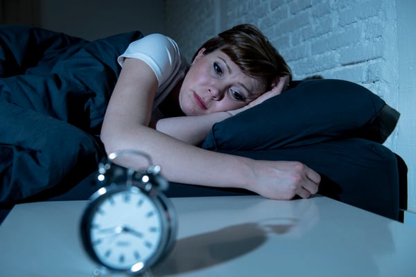 Woman woken from bad dream